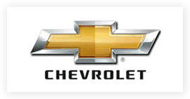 A chevrolet logo is shown on top of the word " chevrolet ".